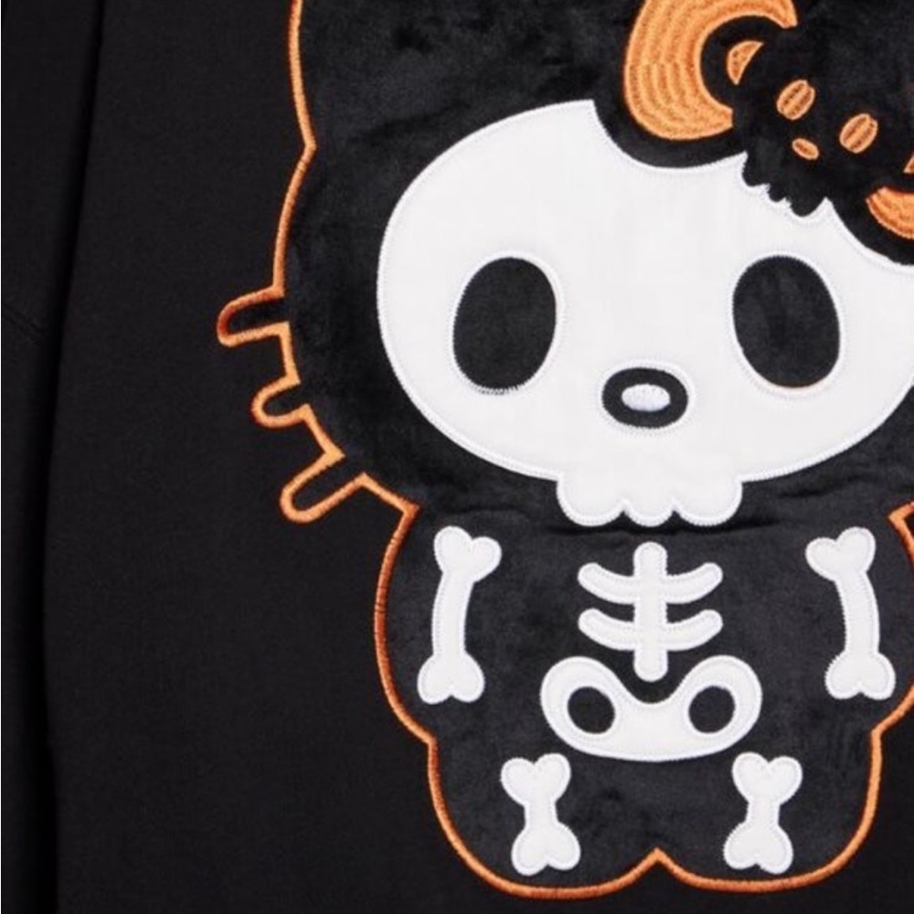 Hello Kitty x Forever 21 Skeleton Halloween Hoodie